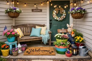 10 small front porch decorating ideas on a budget