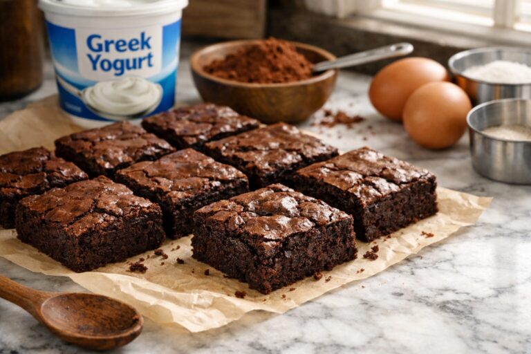 Greek yogurt bownies recipe