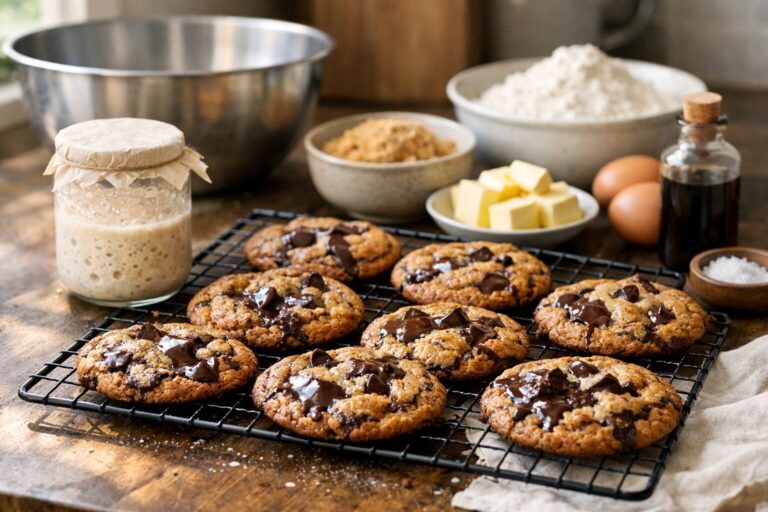 Sourdough Chocolate Chip Cookies