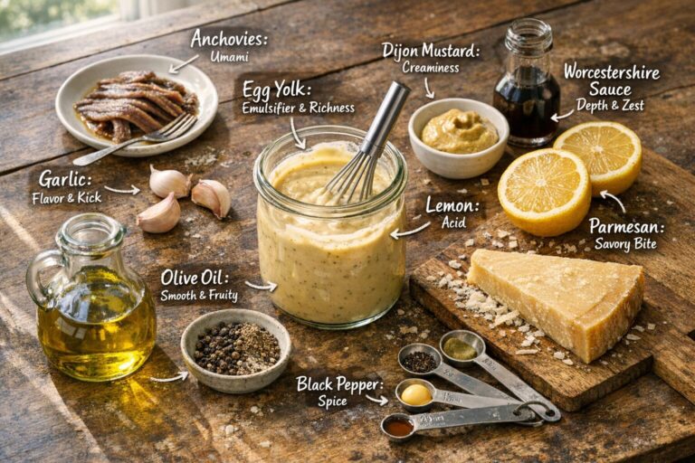 homemade caesar salad dressing