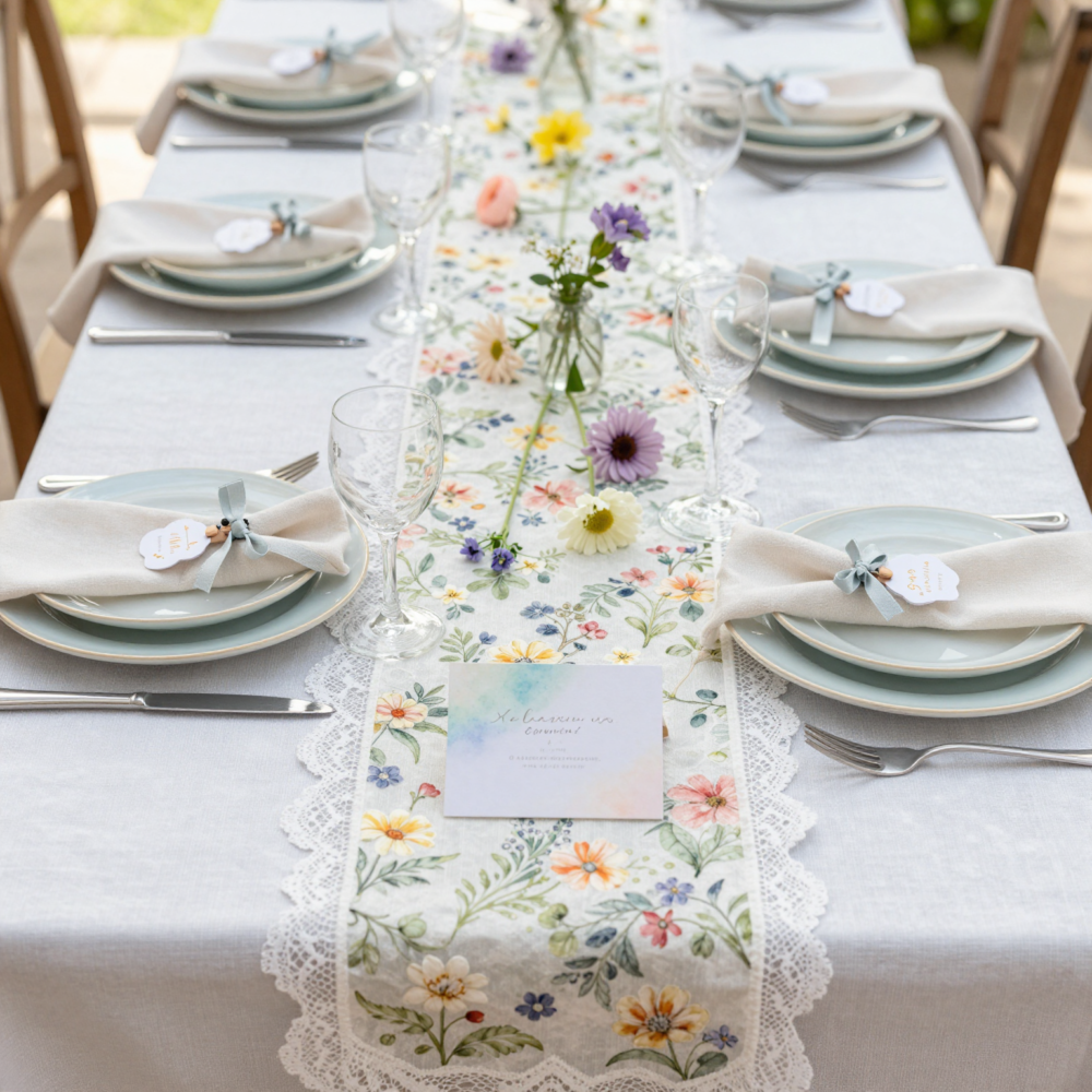 Step 4: Build Idea #3 — Fresh flowers in vases as a statement centerpiece