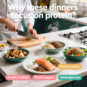 10 High-Protein Dinner Recipes That Keep You Full (and Energized) Step 1: Why these dinners focus on protein