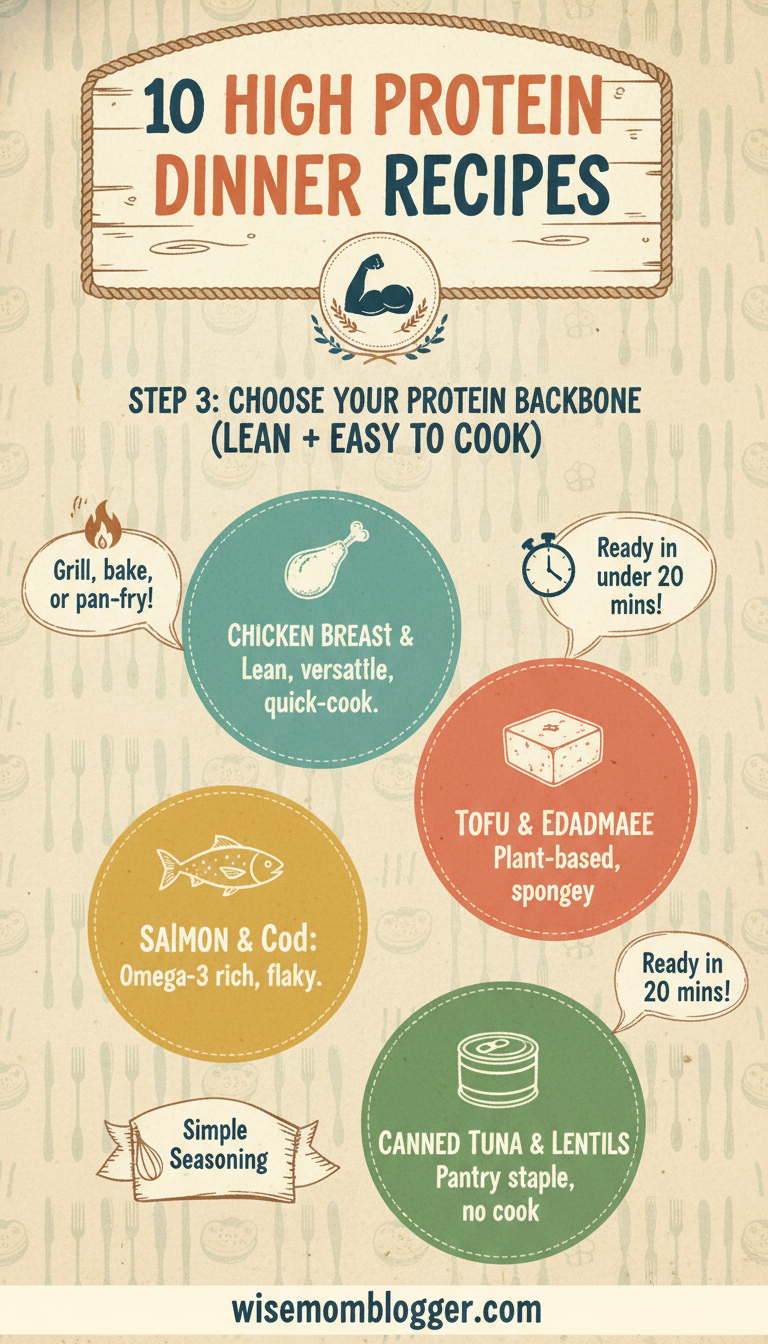 Step 3: Choose your protein backbone (lean + easy to cook)