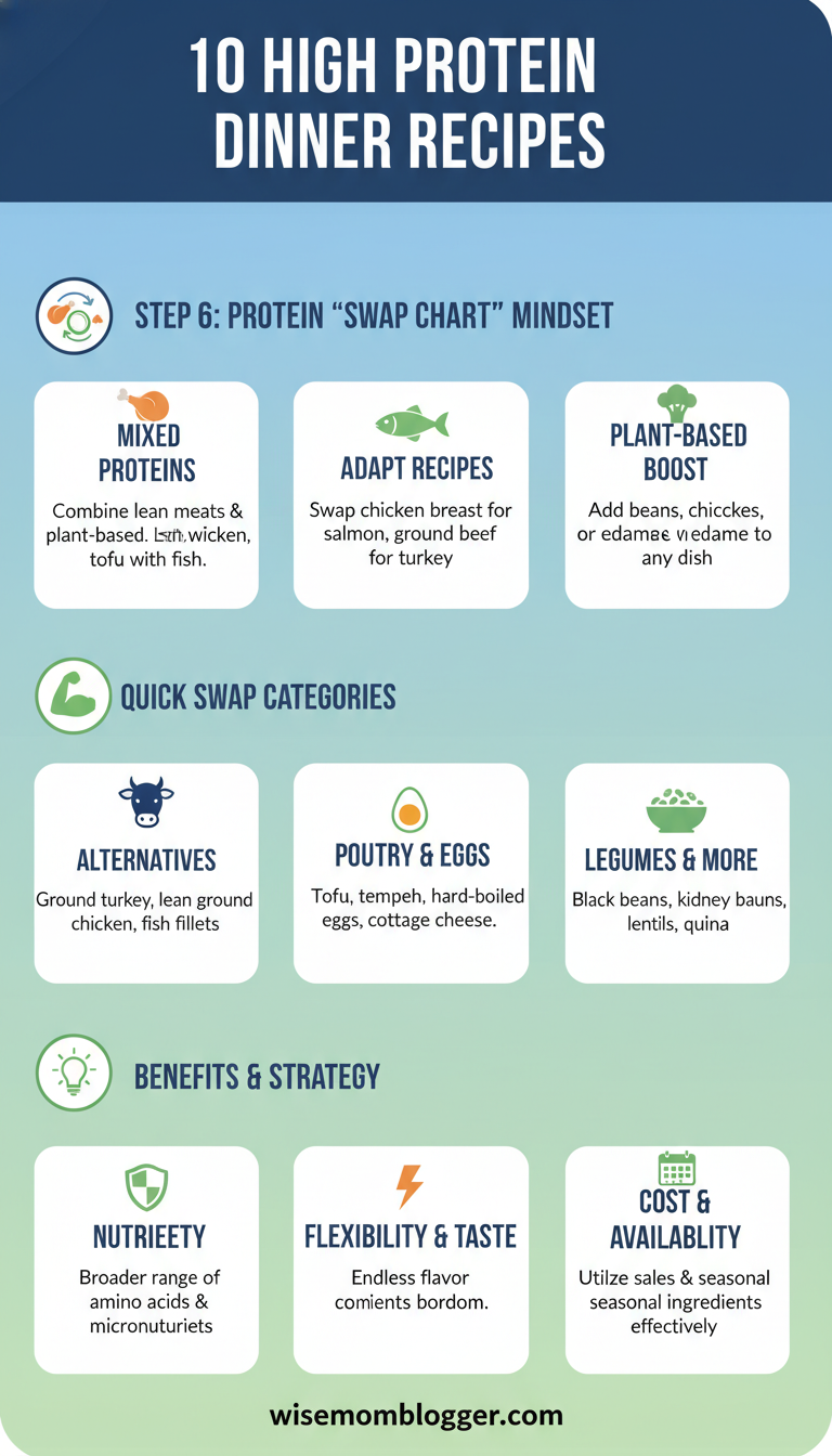 Step 6: Protein “swap chart” mindset