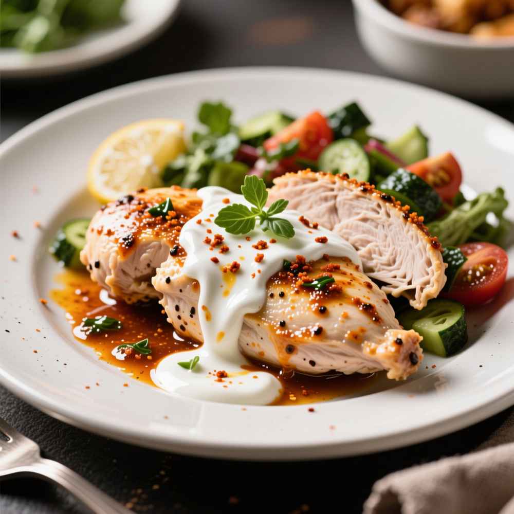 Step 8: Recipe 2: Chicken breast with yogurt-spice marinade