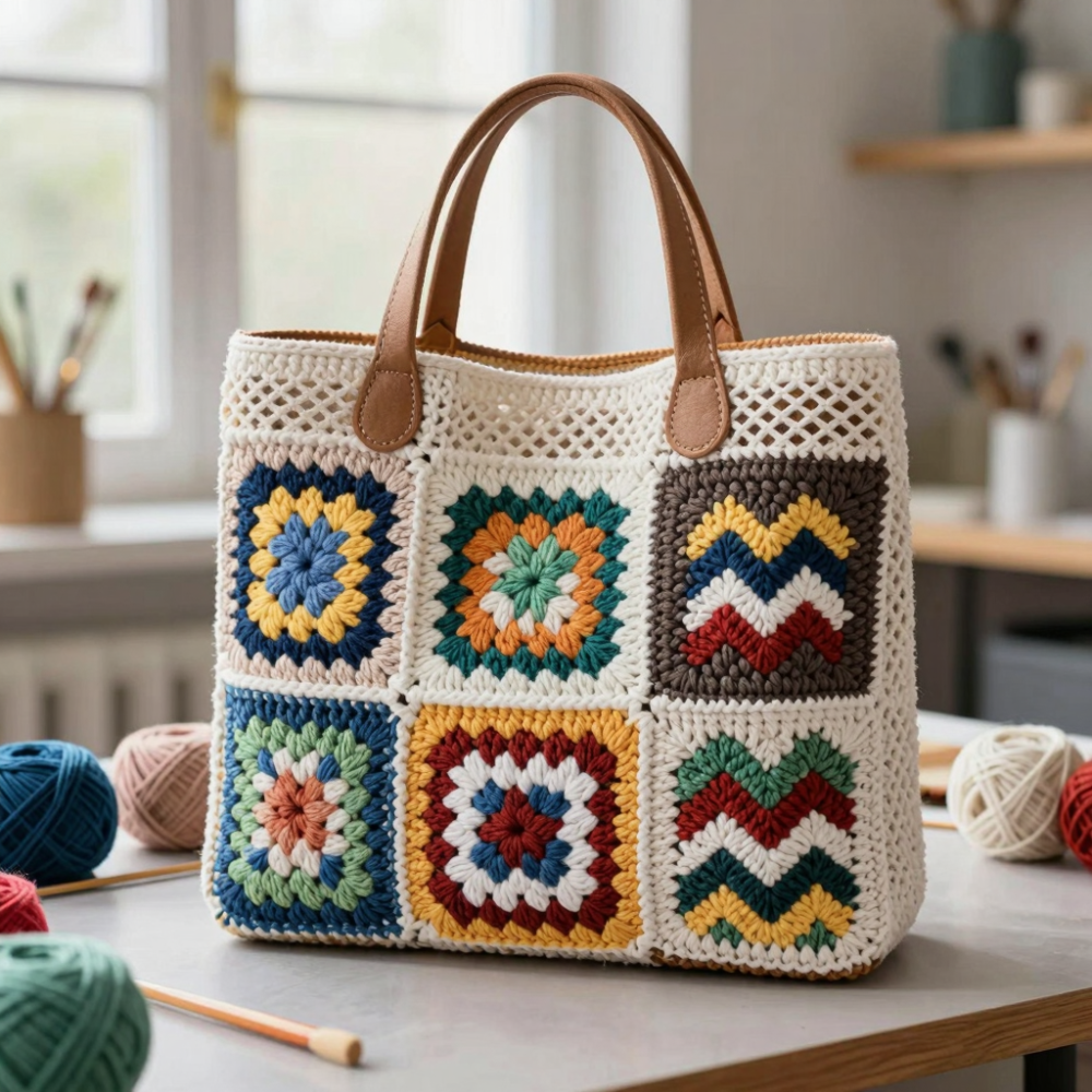 10 creative crochet bag ideas 8 Step 7: Pattern-library inspired style mashups (Idea #6)