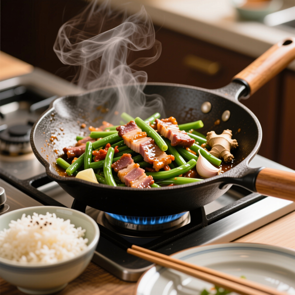 12 Quick Meals for Dinner 5 Step 5: Meal 1 — Pork and Green Bean Stir Fry