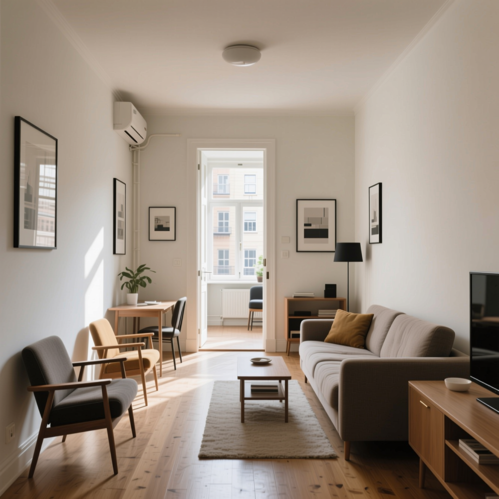 13 Cozy Living Room Ideas for Small Spaces 10 9. Use Warm Lighting to Set a Cozy Mood