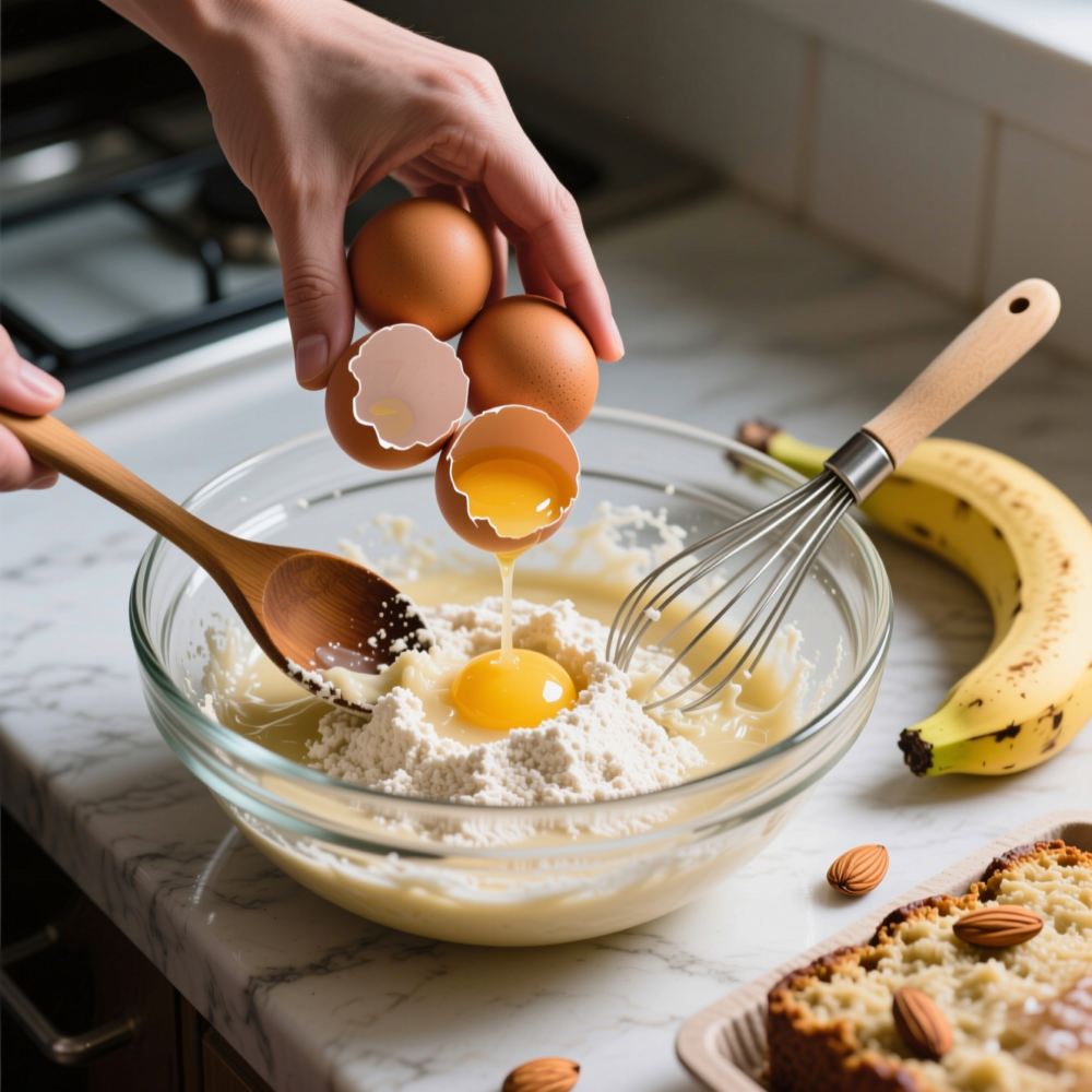 Banana Bread with Almond Flour 5 4. Eggs Help Structure Hold (Especially Without Wheat Flour)