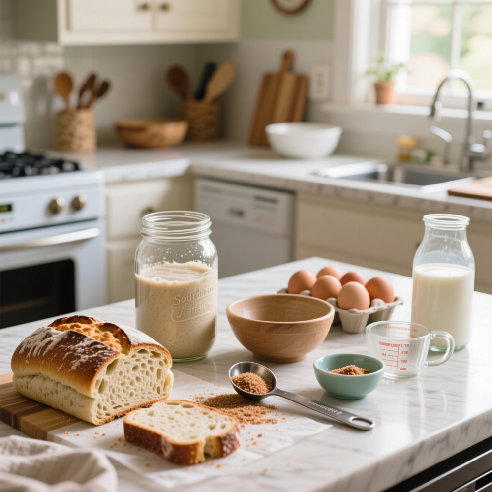 Cinnamon Sugar Sourdough Bread Recipe (Brown Sugar or White Sugar) 2 Step 2: Set Up Your Starter and Workflow