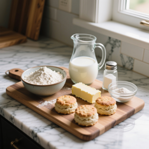 Southern Fluffy Buttermilk Style Biscuits Step 1: Gather and Prepare Your Ingredients