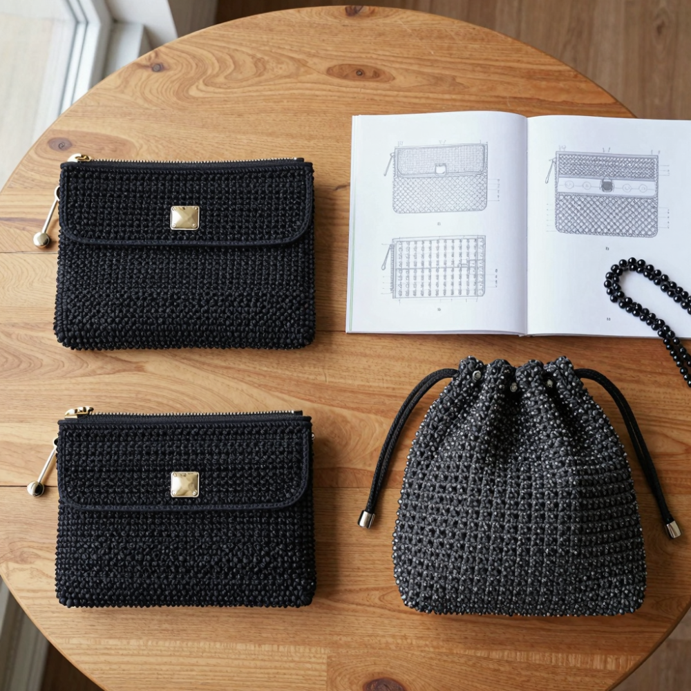 Crochet hand Bags & Purses with Beads: Step-by-Step Guide 2 Step 1: What You’ll Make (Pick Your Bag Style + Bead Plan)