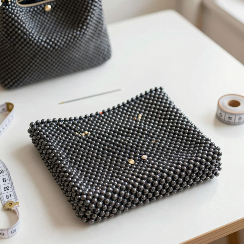 Crochet hand Bags & Purses with Beads: Step-by-Step Guide 6 Step 5: Finishing Steps (Liner, Zipper, and Hardware Options)