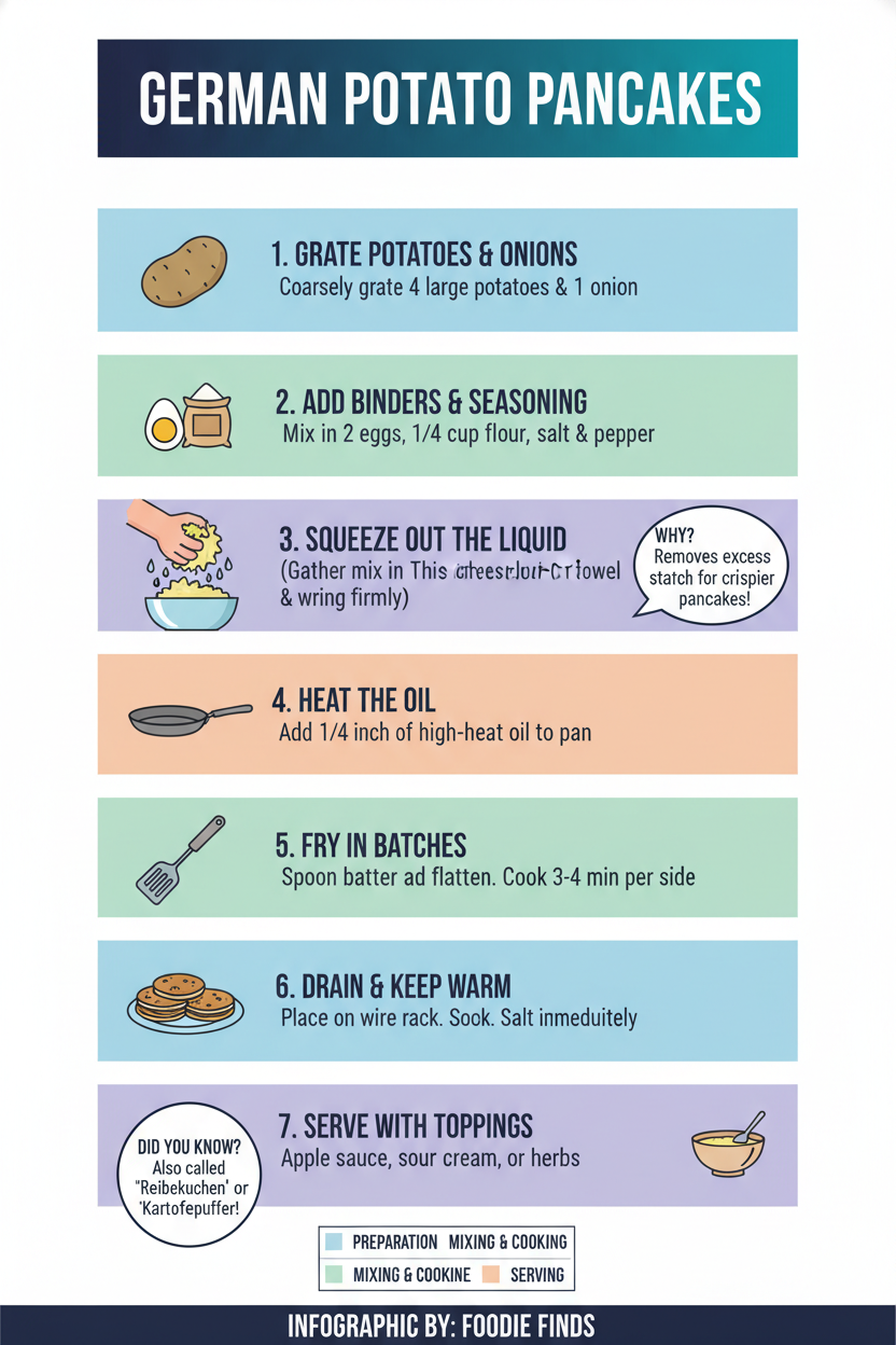 German Potato Pancakes (Kartoffelpuffer): Crispy, Savory, and Comfortingly Simple 4 Step 3: Squeeze Out the Liquid (This Is Texture-Critical)