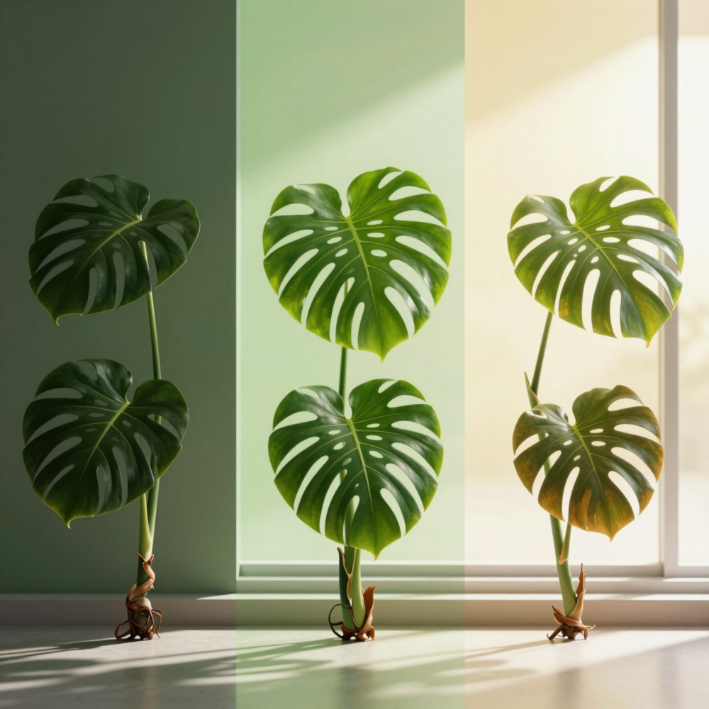 Monstera Plant Care: Light, Water, Soil, and More for Thriving Growth 3 2. Best Light Levels for Monstera (Intensity Matters)
