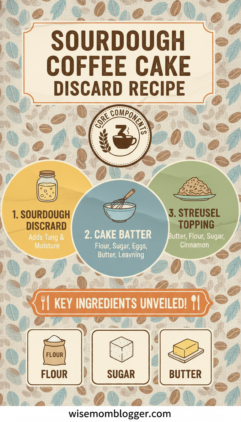 Sourdough Discard Coffee Cake 3 3. Core Components of a Typical Recipe