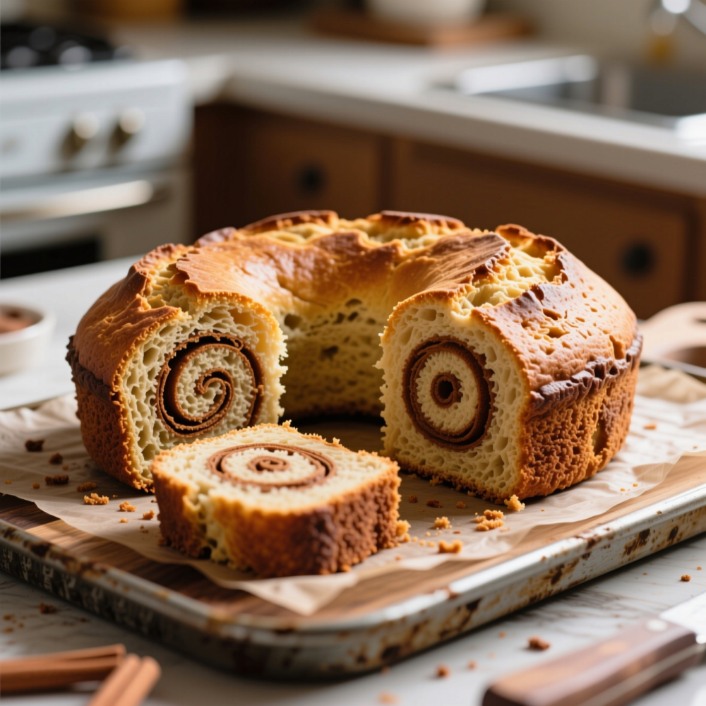 Sourdough Discard Coffee Cake 4 4. Layering Styles (Inside Swirl vs. Top Pile)