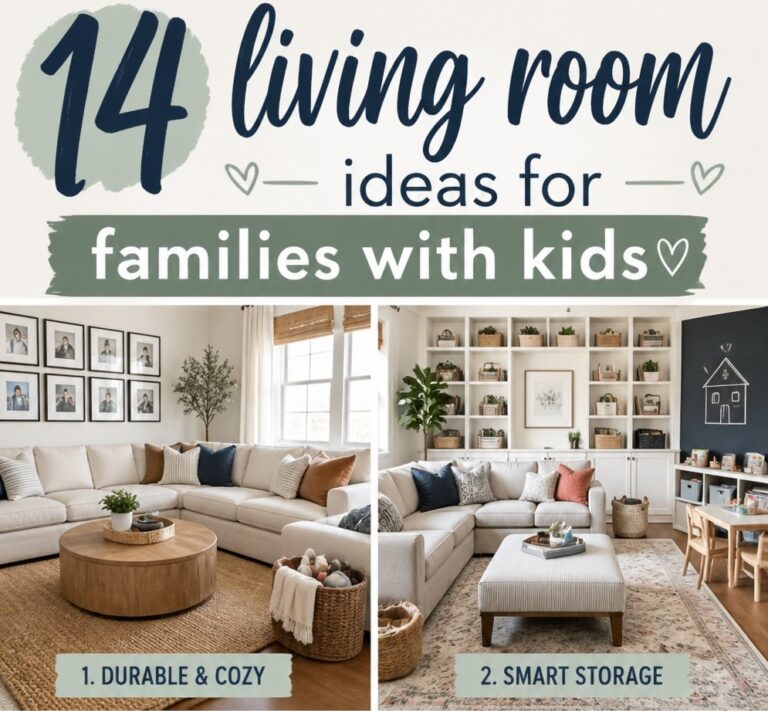 14 Amazing Living Room Ideas for Families with Kids 12 vertical pinterest style c
