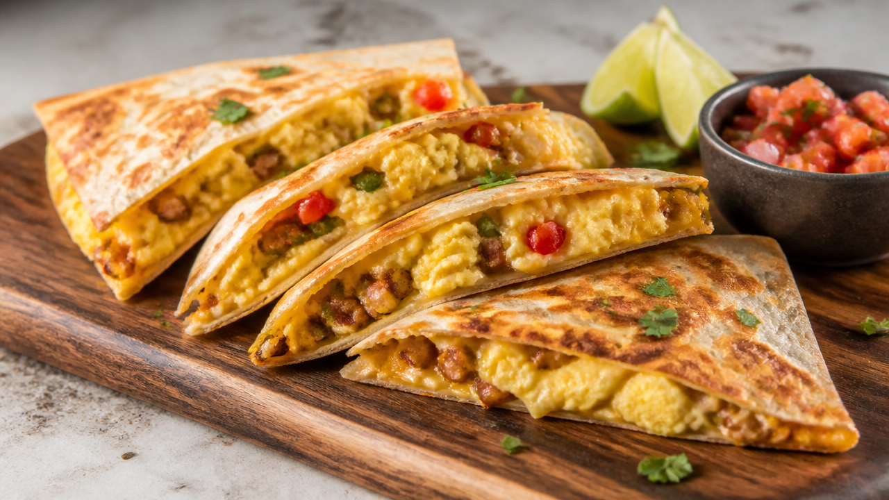 10 Easy & Cheesy Breakfast Quesadillas the Whole Family Will Love 2 Breakfast Quesadillas Recipe (Easy & Cheesy)