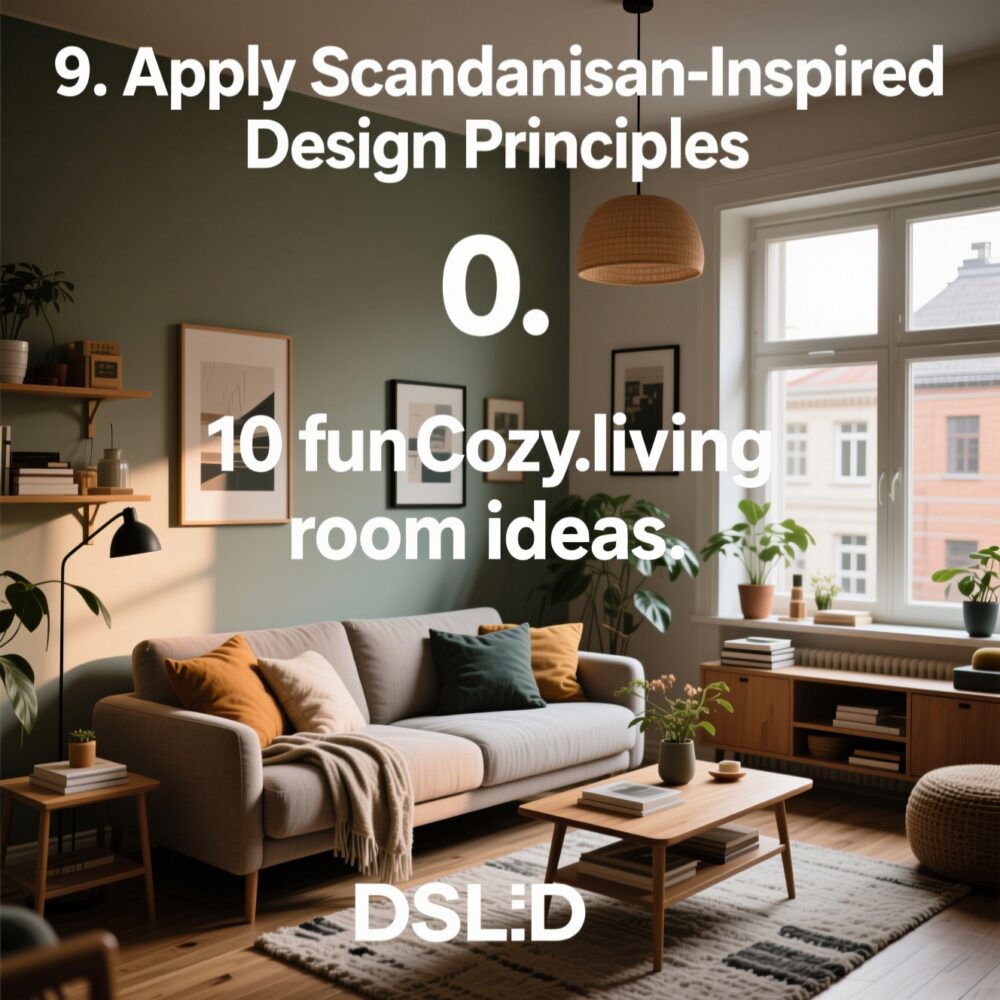 10 Fun Cozy Living Room Ideas for a Studio Apartment 10 9. Apply Scandinavian-Inspired Design Principles