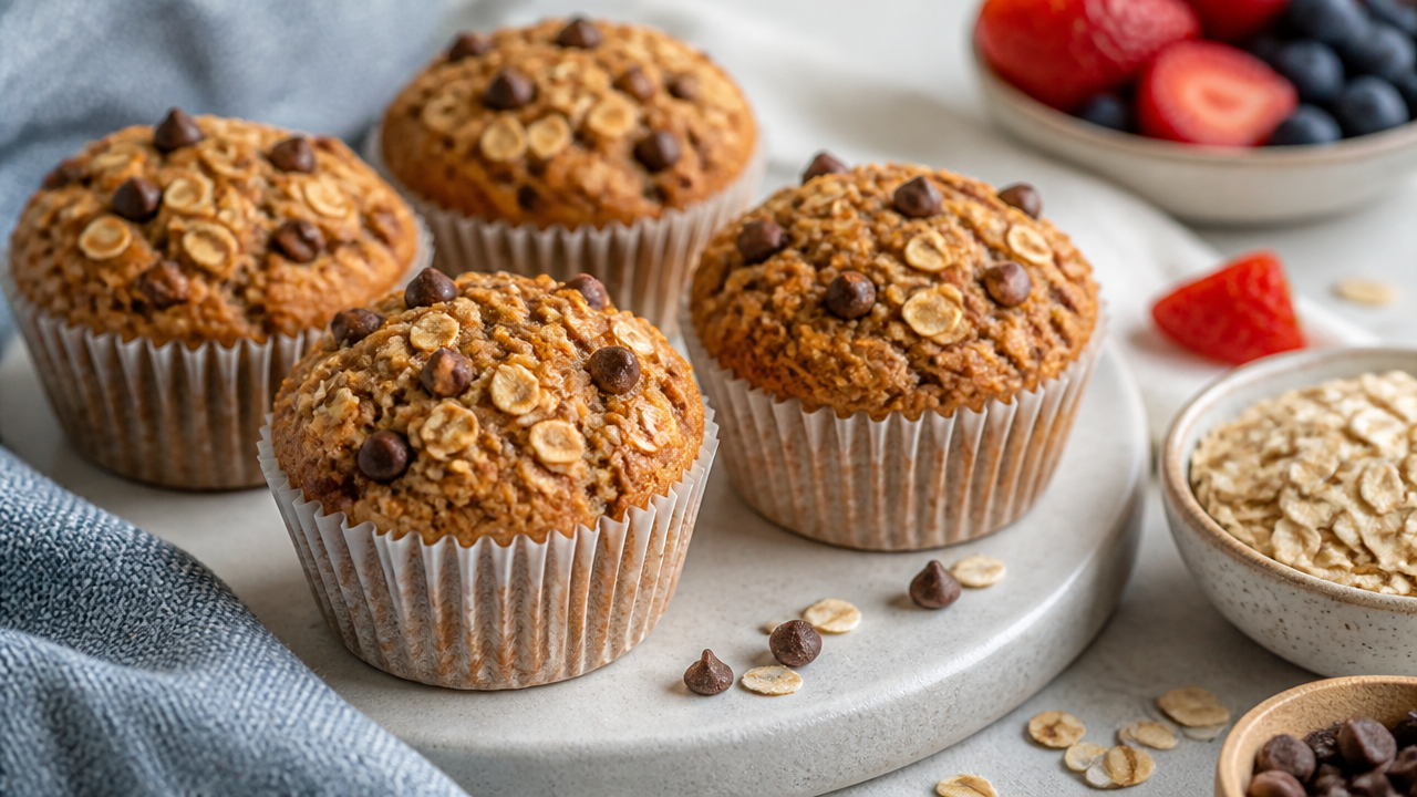 10 Healthy Protein Oat Muffin Recipes the Whole Family Will Love 2 Protein Oat Muffins Recipe (Healthy Breakfast)