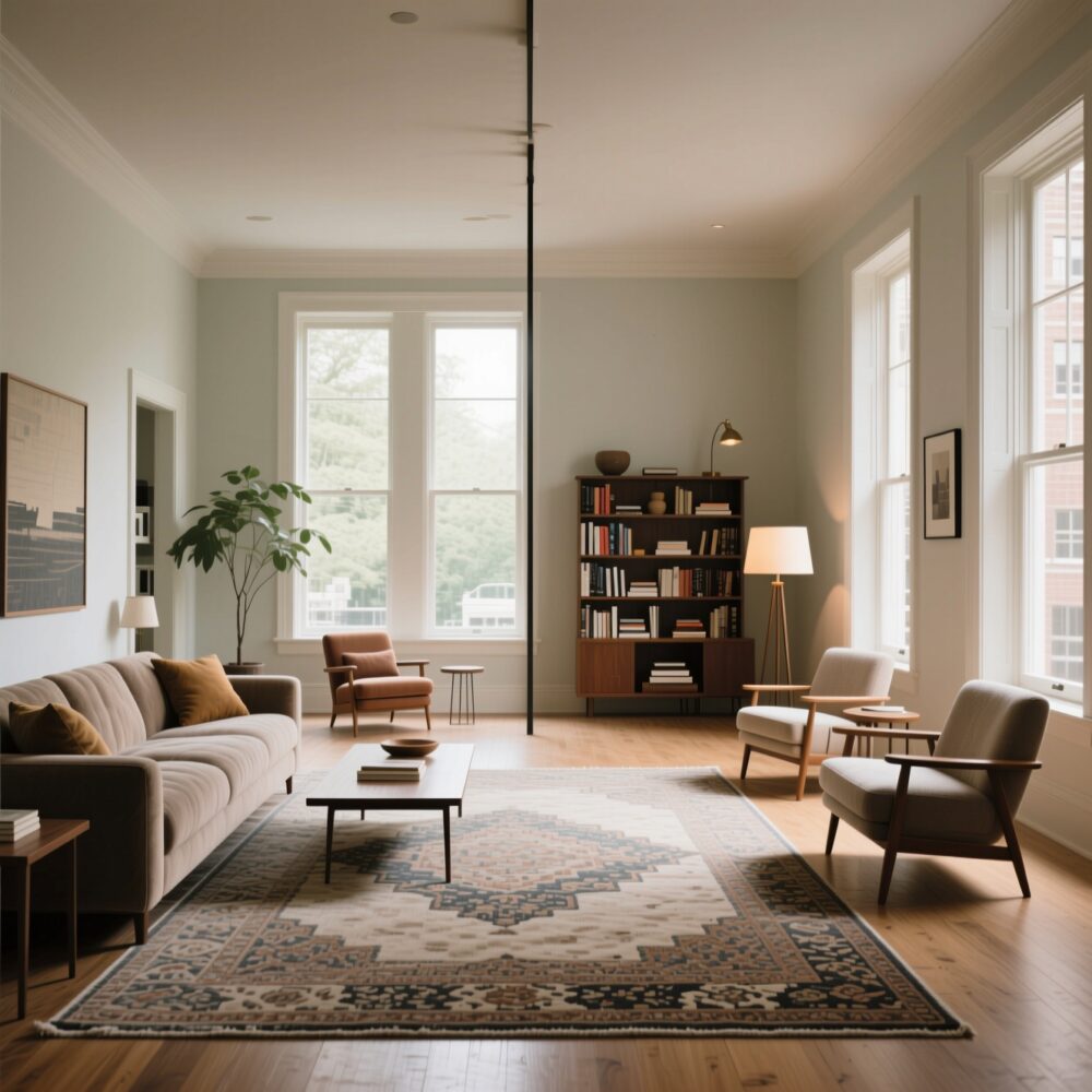 Living Room Ideas for Rectangular Rooms: How to Design, Zone, and Style Your Space 3 2. Use Zoning to Divide the Space