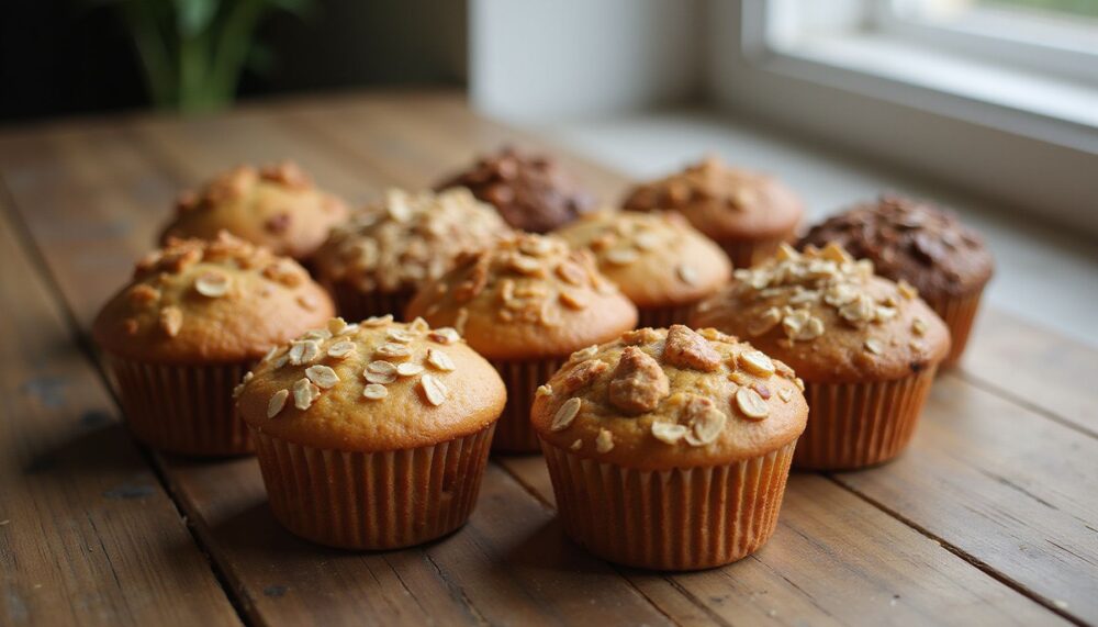 10 Healthy Protein Oat Muffin Recipes the Whole Family Will Love 3 1. One Clever Chef’s Banana Oat Protein Muffins