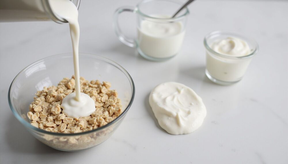 12 Easy Overnight Oats Recipes Everyone Will Love 4 2. Classic PB&J Oats
