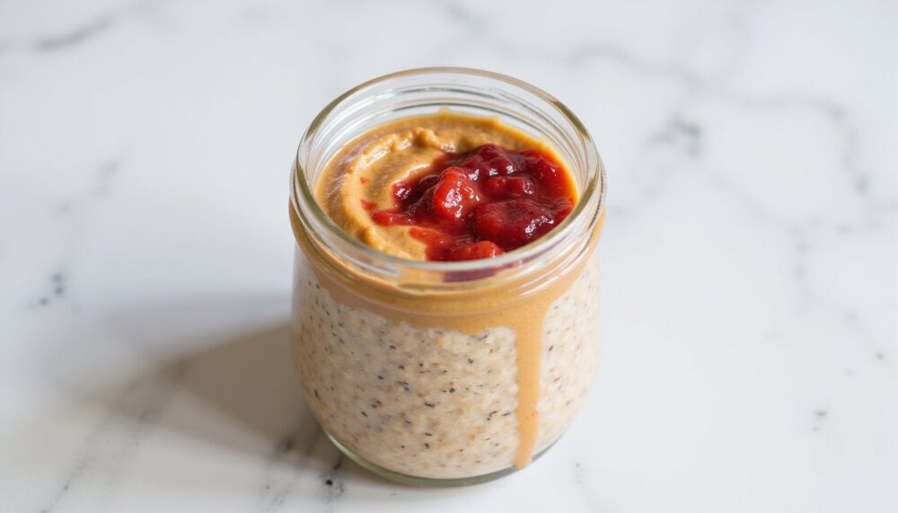 12 Easy Overnight Oats Recipes Everyone Will Love 6 4. Strawberry Cheesecake Oats