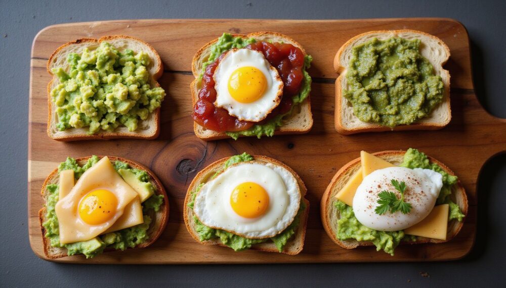 12 Delicious Avocado Toast with Eggs Recipes for a Perfect Morning 5 3. Jammy Egg & Grated Cheese Toast