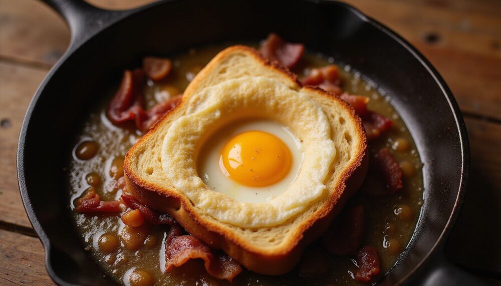12 Easy Bacon Egg Sandwich Recipes for a Quick Breakfast the Whole Family Will Love 6 4. The Cheesy Garlic Toast Breakfast Stack