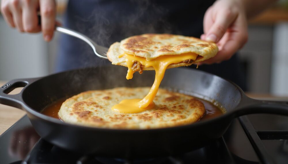 10 Easy & Cheesy Breakfast Quesadillas the Whole Family Will Love 4 2. Healthy Spinach & Scallion Fold-Over