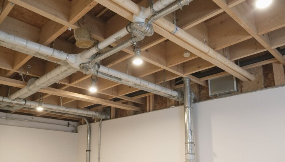 12 Genius Low-Ceiling Basement Design Ideas That Make Space Feel Higher 4 Exposed Industrial Ceiling Ideas