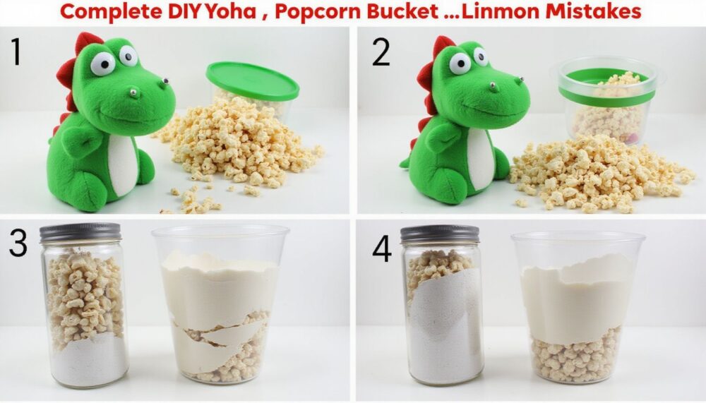 How to Make Your Own Yoshi Popcorn Bucket: 1.5-Hour DIY Guide 5 Step 5: Layer Filler and Build Internal Volume