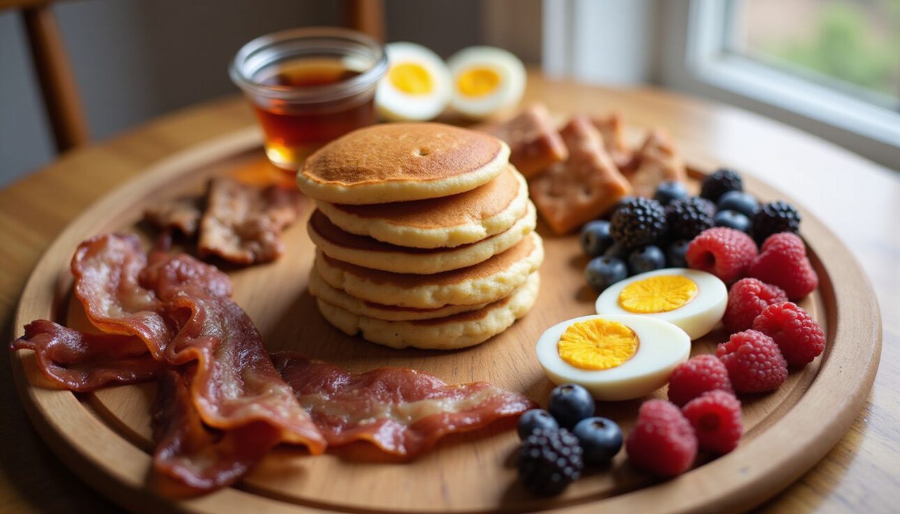 12 Festive Charcuterie Board Ideas That Everyone Will Love 6 4. Fresh Peach and Pastry Board