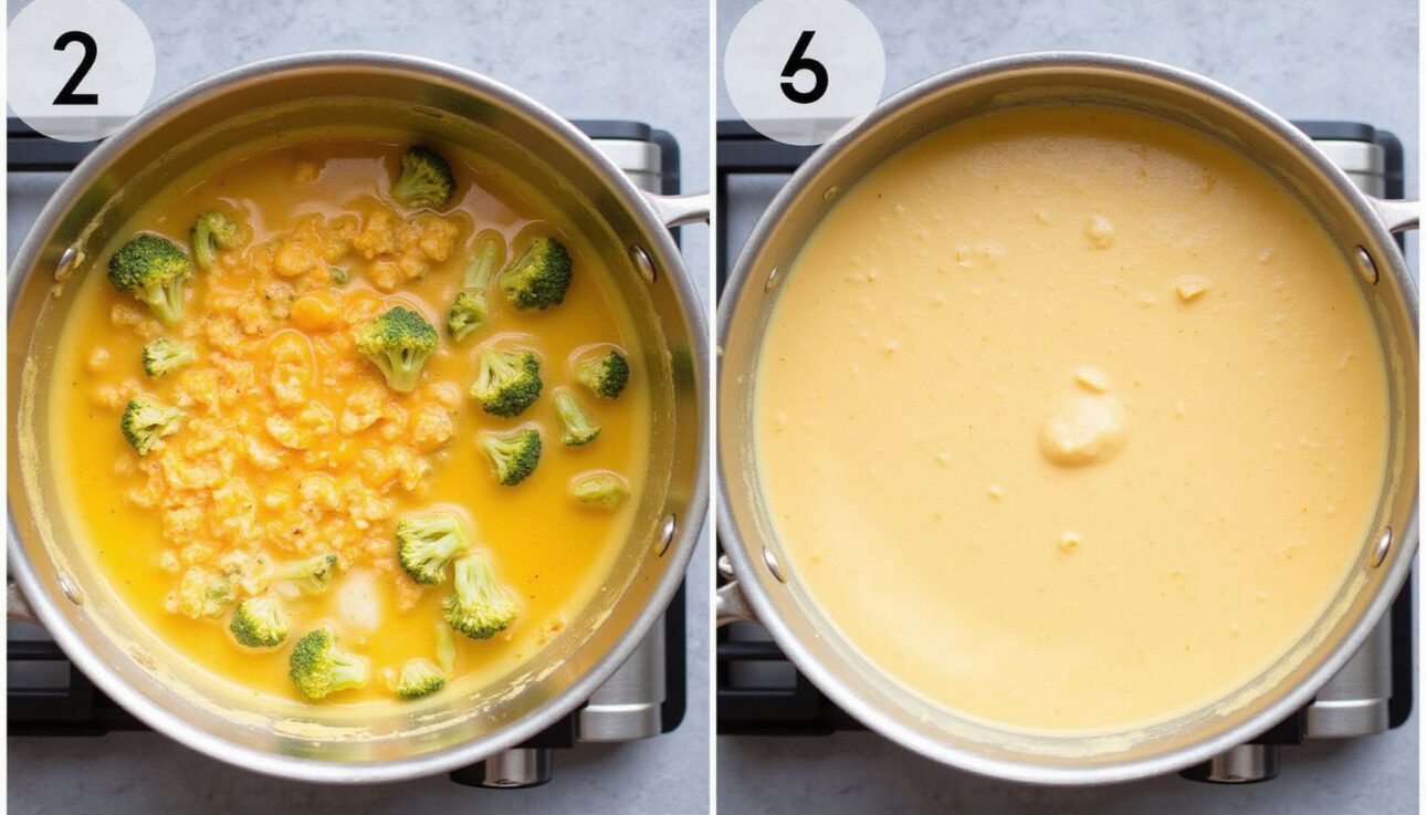 How to Make the Best Broccoli Cheddar Soup: A 30-Minute Copycat Masterclass 6 Step 4: Add the Broccoli and Simmer Until Tender