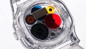 Components of a Swatch Gent Model: Understanding the Architecture close-up-macro-photograph-of-a-translucent-plastic