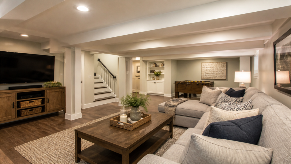 12 Genius Design Ideas for Basements with Low Ceilings