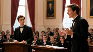 What is the Lincoln-Douglas debate topic?