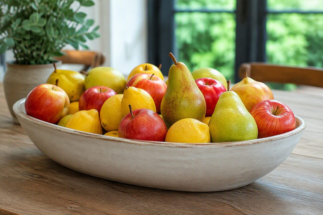 11 Expert Dining Table Centerpiece Ideas That Boost Curb Appeal 3 1. Seasonal Fruit Bowls