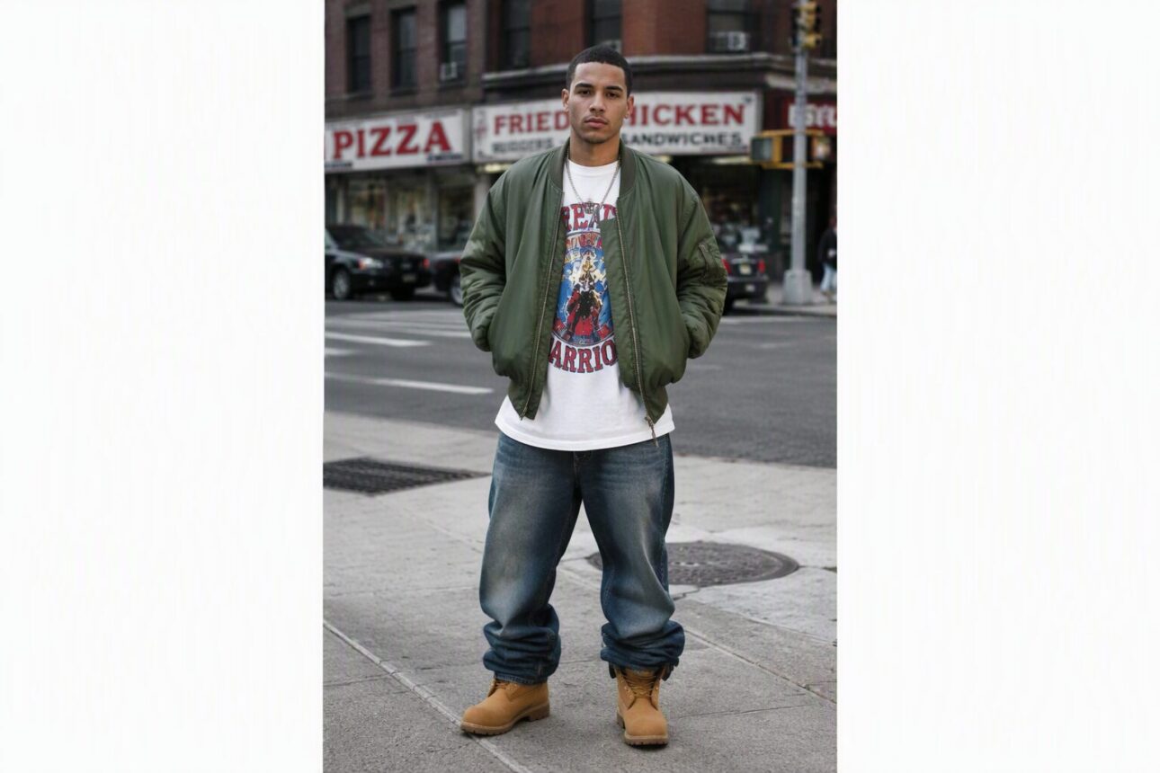 10 Brilliant Y2K Streetstyle Ideas That Save Time 5 3. Oversized Graphic Tees with Bomber Jackets