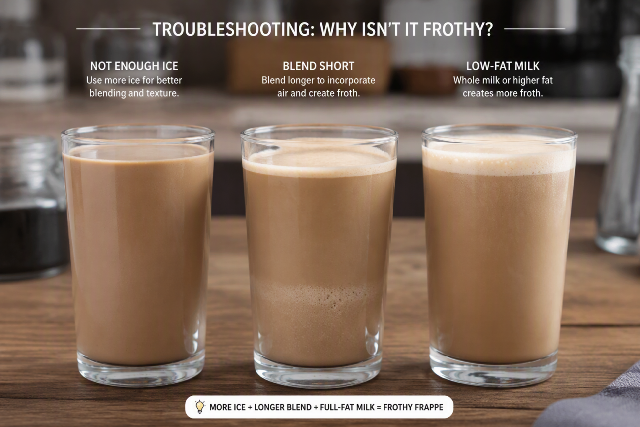 Easy Homemade Frappe That Never Fails 6 Step 4: Blend the Coffeehouse Style