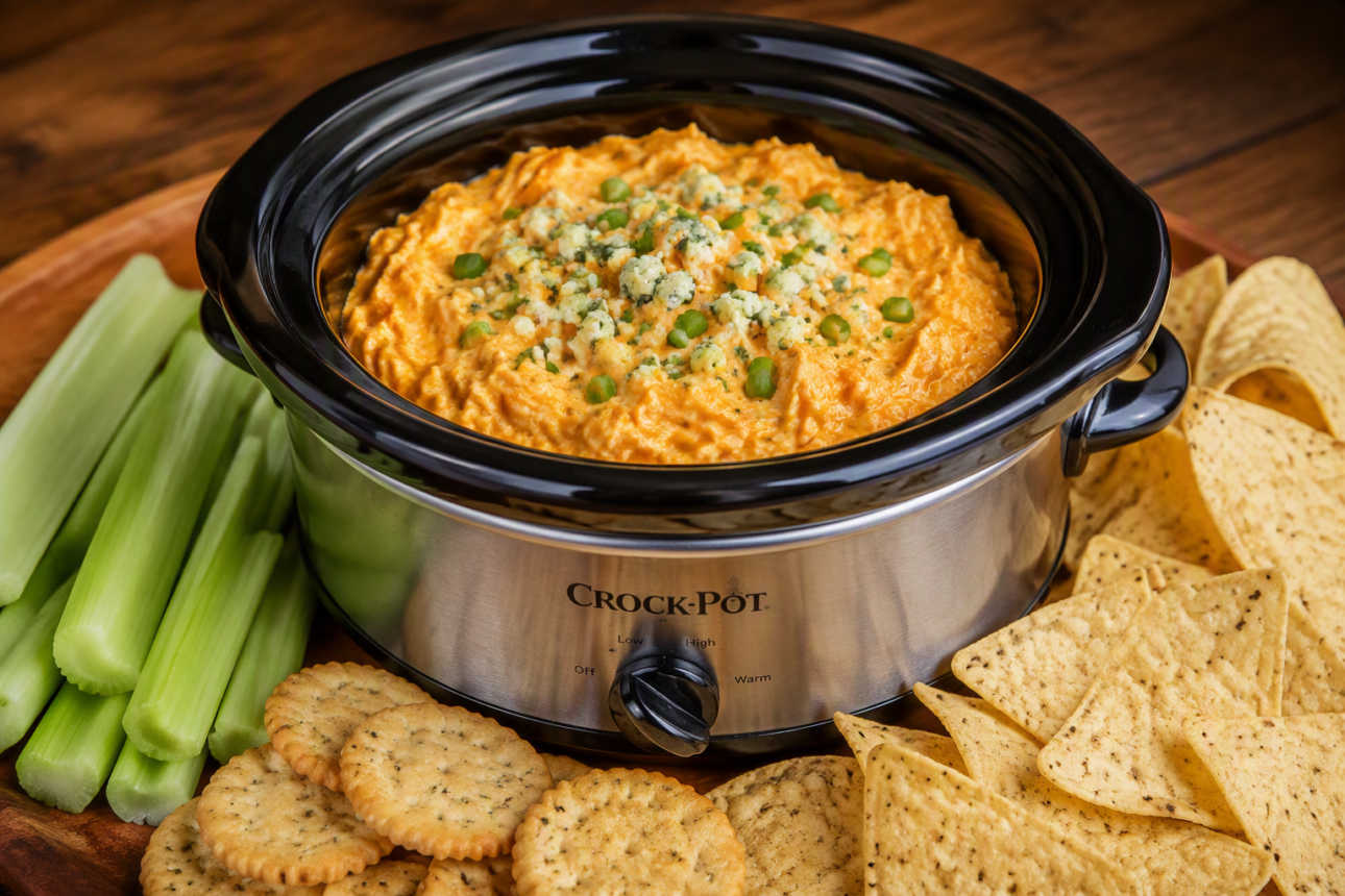15 Cozy and Crowd-Pleasing Board Night Ideas the Whole Family Will Love 5 3. Warm Buffalo Chicken Dip Board