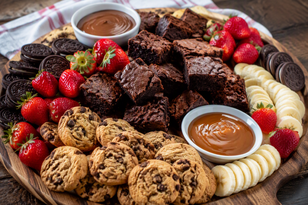 15 Cozy and Crowd-Pleasing Board Night Ideas the Whole Family Will Love 7 5. Sweet-Tooth Dessert Board