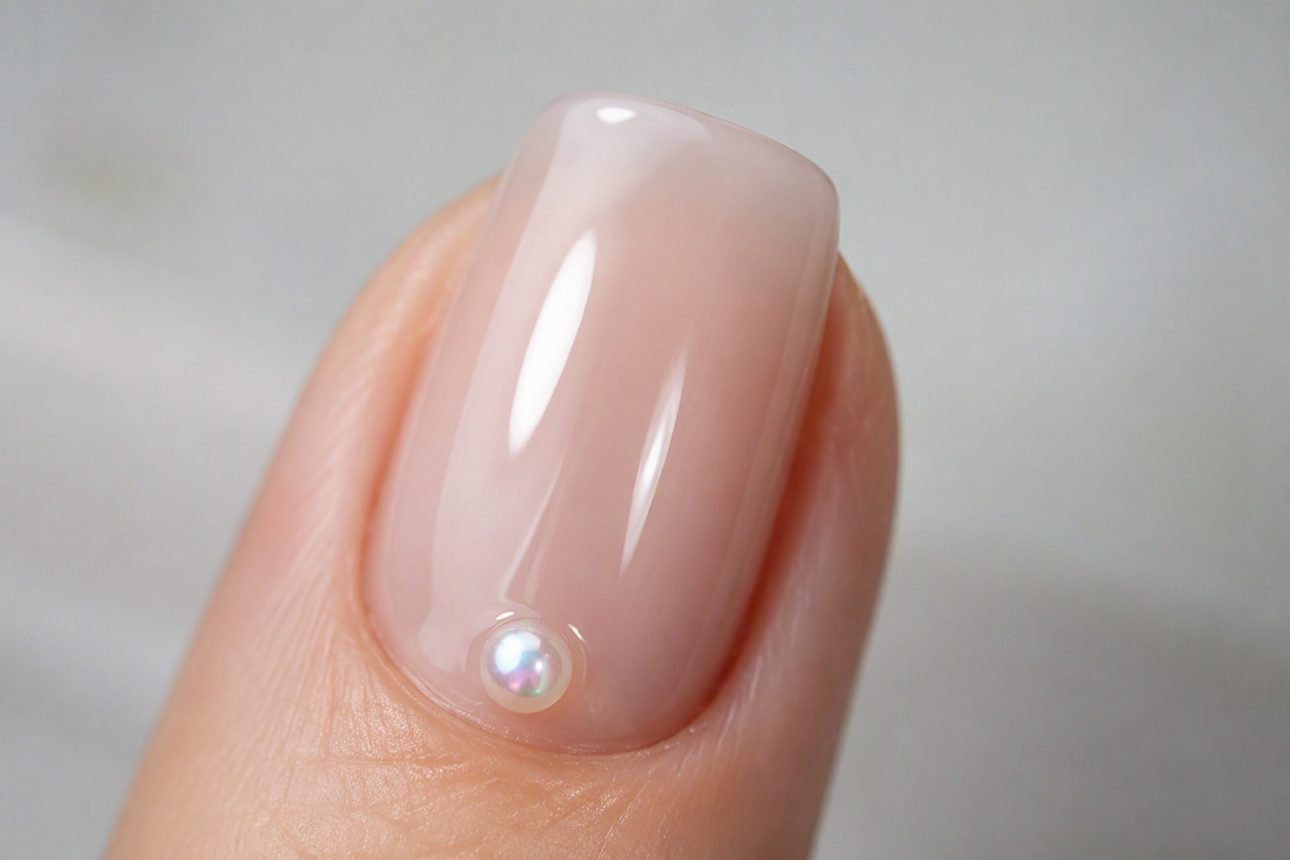 10 Creative August Nail Ideas for Summer Vacations 6 6. Genius Minimalist 3D Accents
