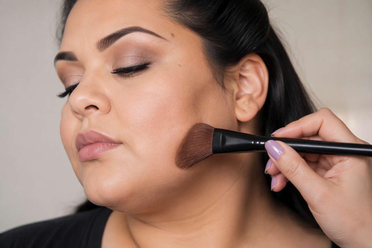 12 Expert Makeup Tips for Round Faces That Slim the Face 3 1. Best Contour Placement