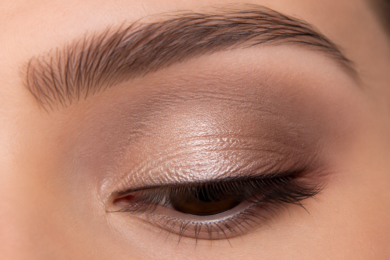 12 Expert Makeup Tips for Round Faces That Slim the Face 7 5. Stunning Two-Tone Eye Shadow