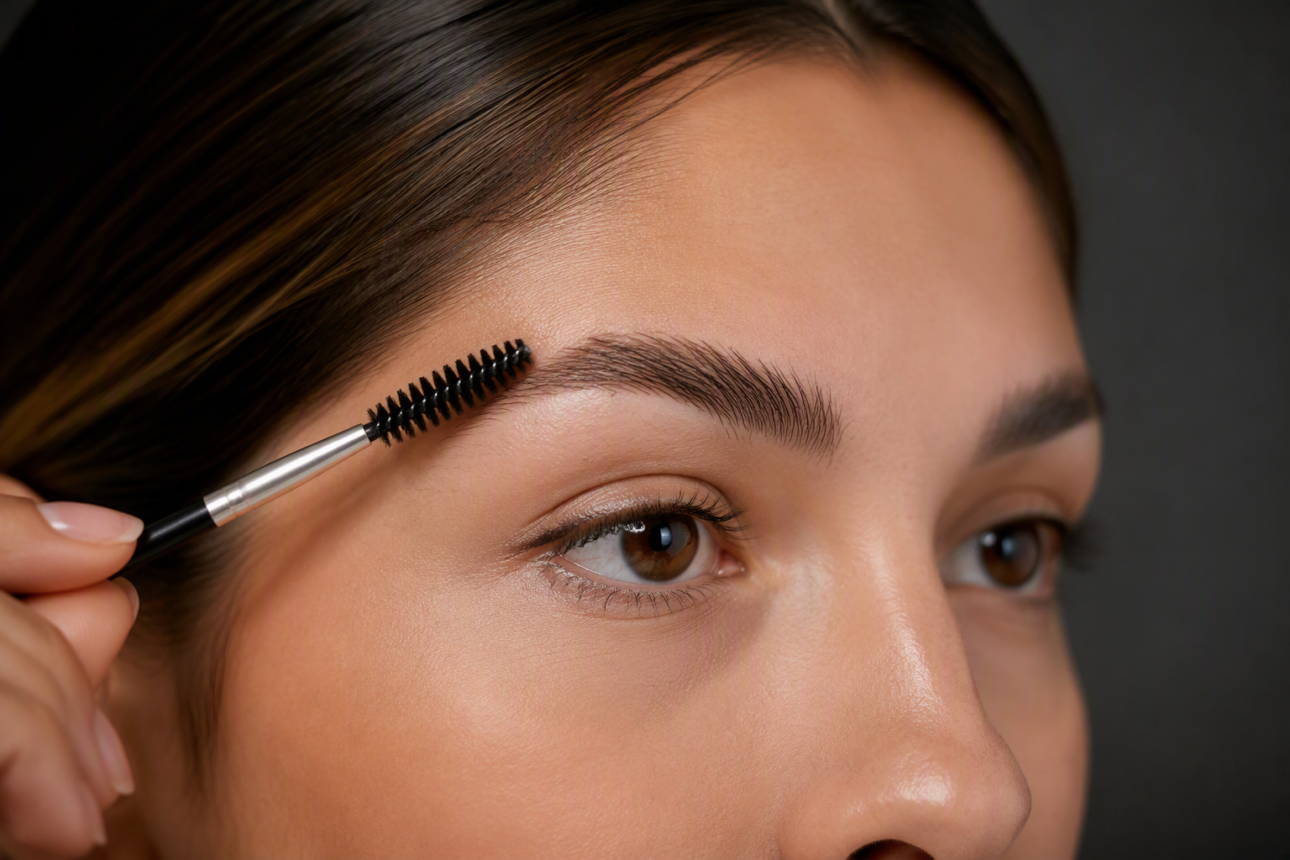 12 Expert Makeup Tips for Round Faces That Slim the Face 8 6. Amazing Upward Brow Grooming