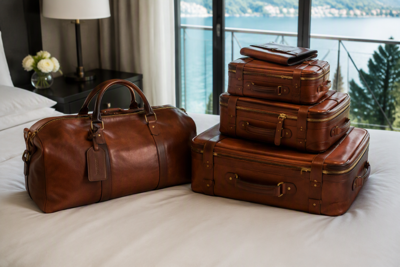 12 Creative Engagement Gift Ideas for Newly Engaged Couples 7 5. Monogrammed Luggage Set