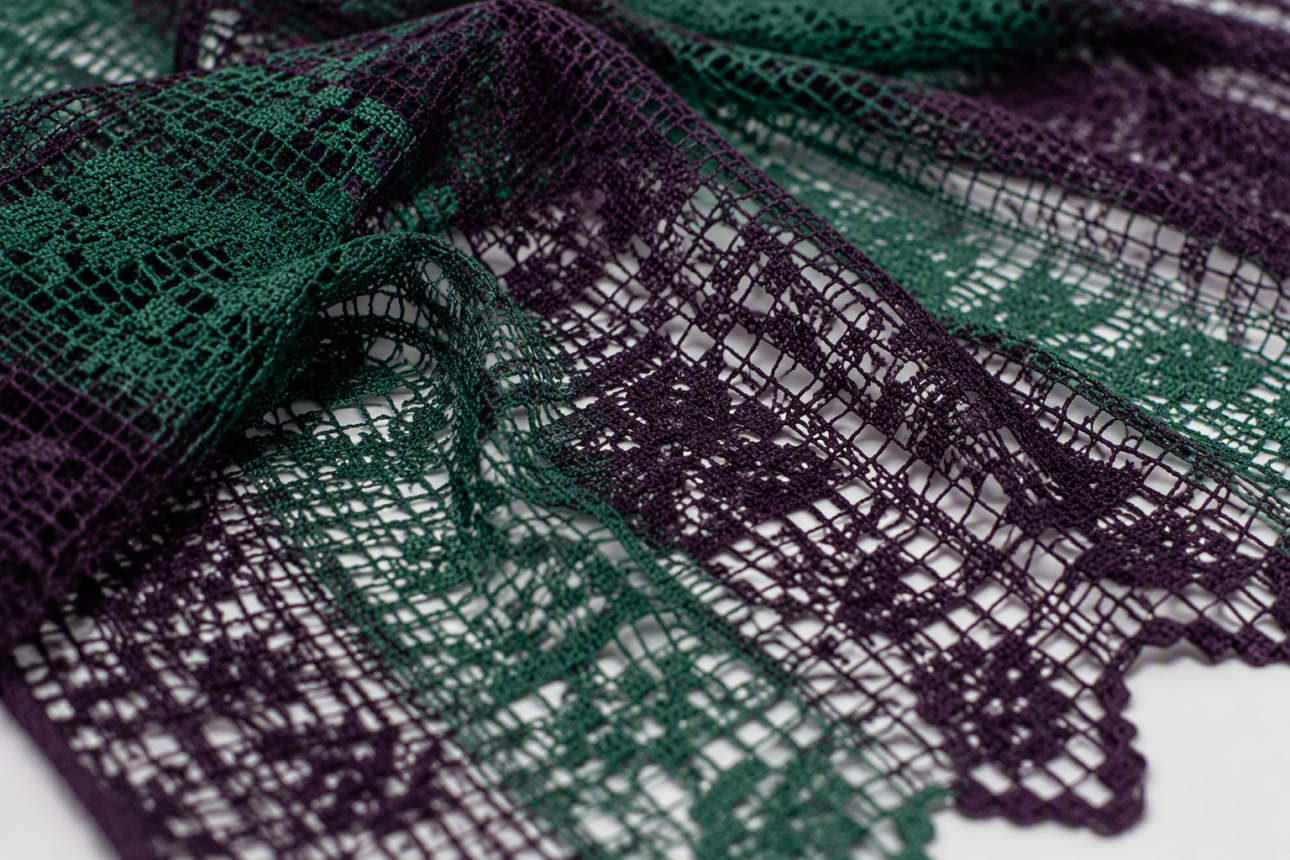 11 Brilliant Crochet Autumn Pattern Ideas to Try Today 6 4. Jewel-Toned Filet Crochet Lace